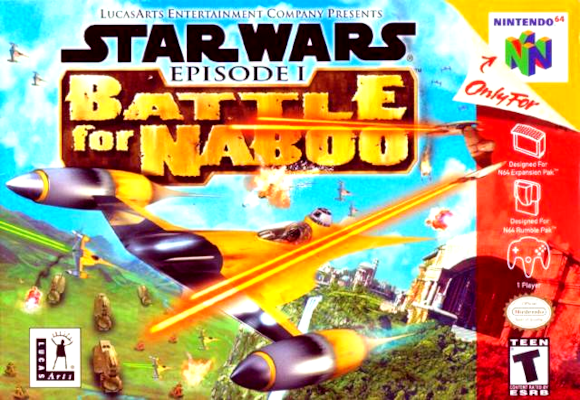 Front cover for Star Wars: Episode 1 - Battle for Naboo on the Nintendo 64.