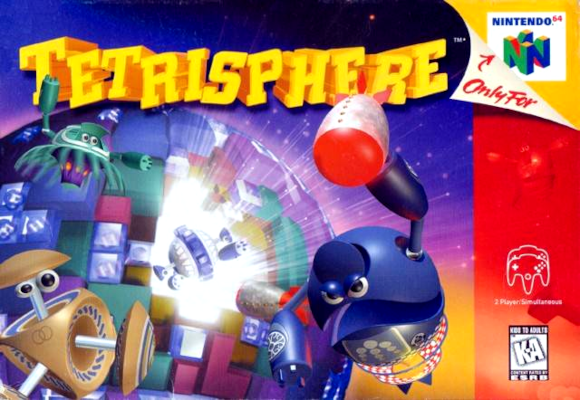 Front cover for Tetrisphere on the Nintendo 64.