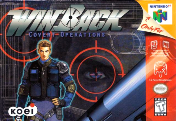 Front cover for WinBack: Covert Operations on the Nintendo 64.