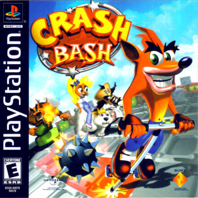 Front cover for Crash Bash on the Sony PlayStation.
