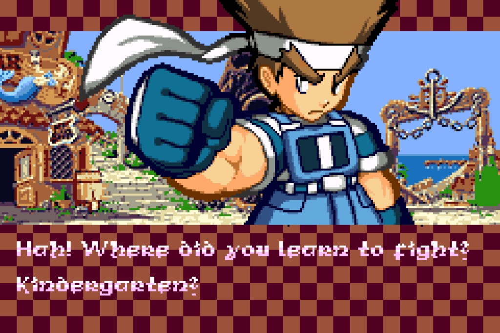 The battle victory screen for the character Drake.