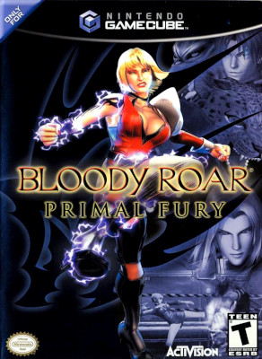 Front cover for Bloody Roar: Primal Fury on the Nintendo Gamecube.
