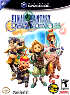Front cover for Final Fantasy: Crystal Chronicles on the Nintendo Gamecube.