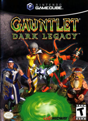 Front cover for Gauntlet: Dark Legacy on the Nintendo Gamecube.