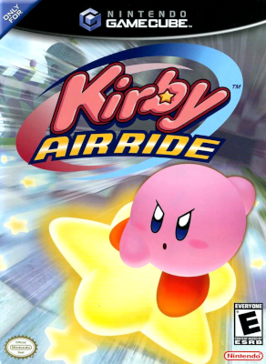 Front cover for Kirby Air Ride on the Nintendo Gamecube.