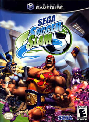 Front cover for Sega Soccer Slam on the Nintendo Gamecube.
