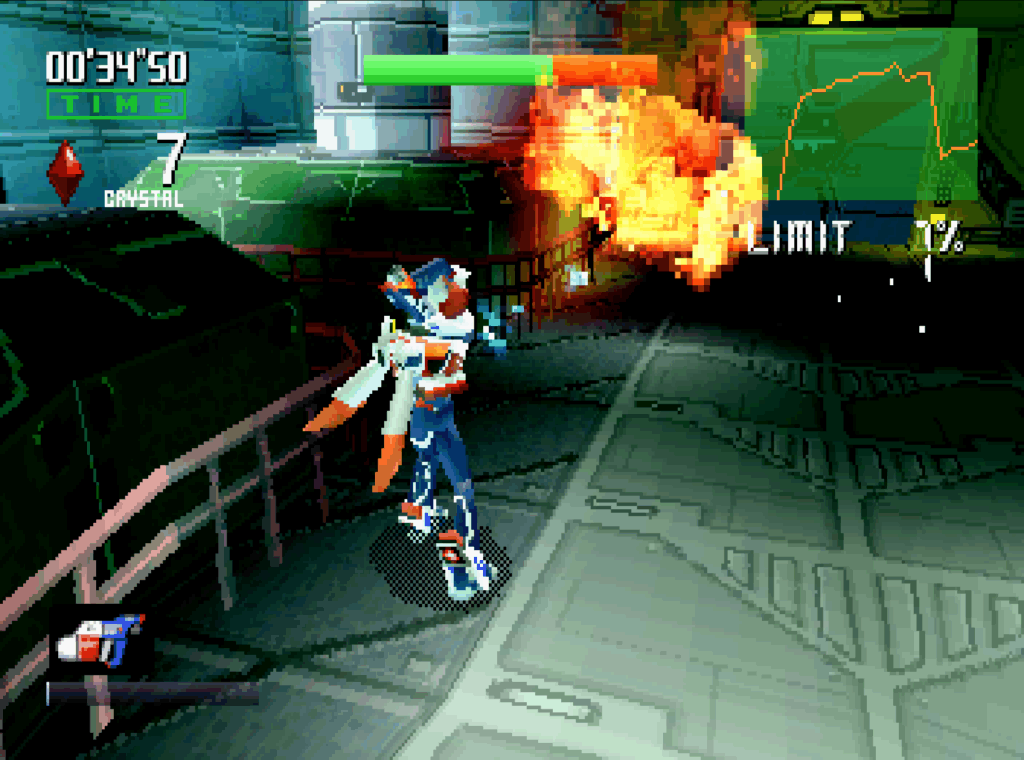 The character Shou shoots a fire.