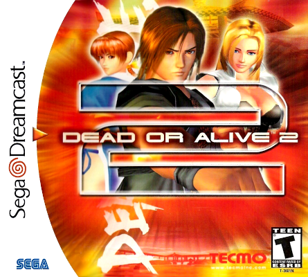 Front cover for Dead or Alive 2 on the Sega Dreamcast.