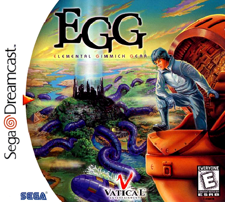Front cover for Elemental Gimmick Gear on the Sega Dreamcast.