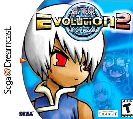 Front cover for Evolution 2: Far Off Promise for the Sega Dreamcast.