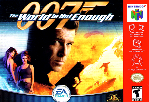 Front cover for 007: The World is Not Enough on the Nintendo 64.