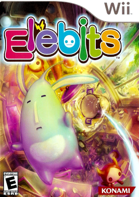 Front cover for Elebits on the Nintendo Wii.