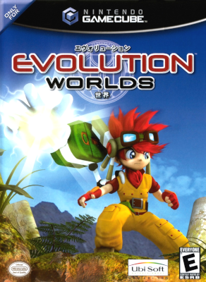 Front cover for Evolution Worlds on the Nintendo Gamecube.
