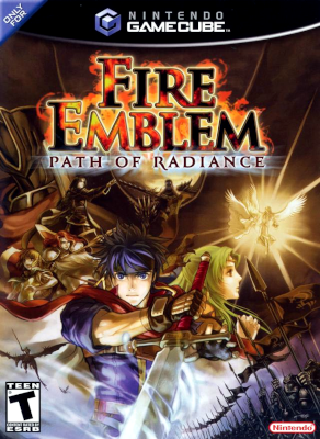 Front cover for Fire Emblem: Path of Radiance on the Nintendo Gamecube.