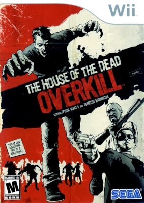 Front cover for House of the Dead: Overkill on the Nintendo Wii.