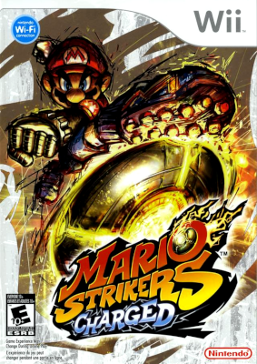 Front cover for Mario Strikers: Charged on the Nintendo Wii.
