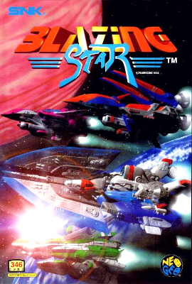 Front cover for Blazing Star on the Neo Geo AES.