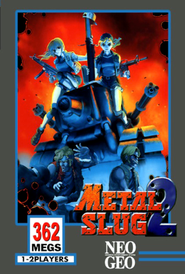 Front cover for Metal Slug 2 on the Neo Geo.