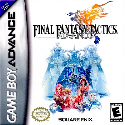 Front cover for Final Fantasy Tactics Advance for the Game Boy Advance.