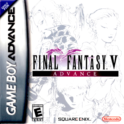 Front cover for Final Fantasy V Advance on the Game Boy Advance.