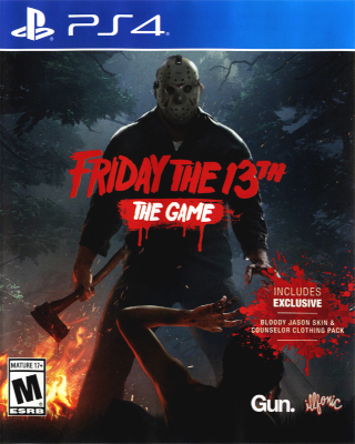 Front cover for Friday the 13th: The Game for the Sony PlayStation 4.