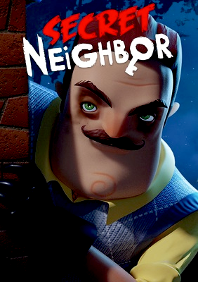 Front cover for Secret Neighbor.