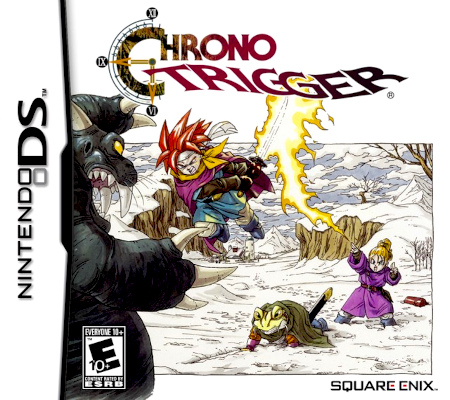 Front cover for Chrono Trigger on the Nintendo DS.