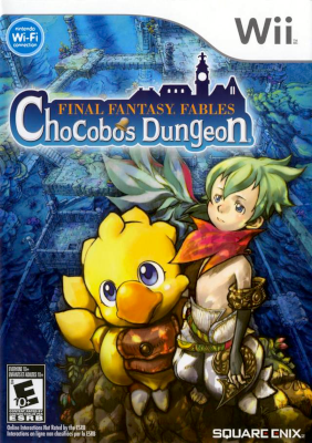 Front cover for Final Fantasy Fables: Chocobo's Dungeon on the Nintendo Wii.