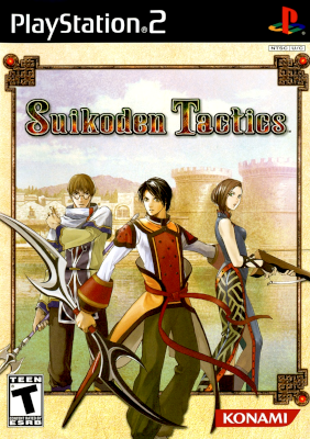 Front cover for Suikoden Tactics on the Sony PlayStation 2.