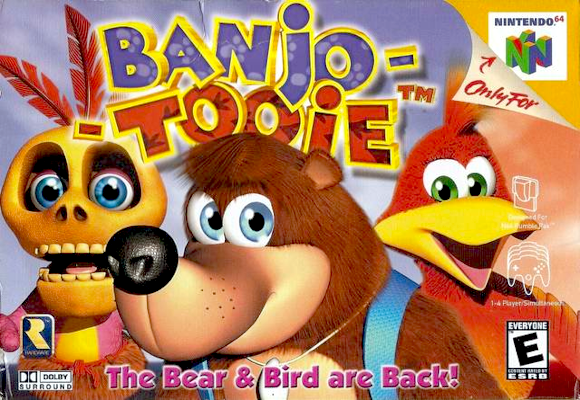 Front cover for Banjo Tooie on the Nintendo 64.