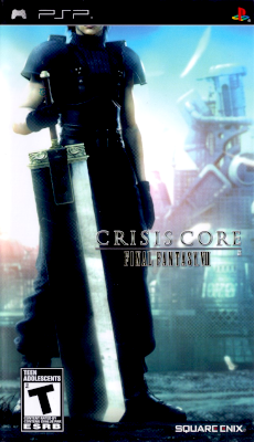 Front cover for Crisis Core: Final Fantasy VII on the Sony PSP.