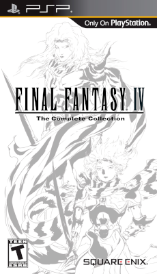 Front cover for Final Fantasy IV: The Complete Collection for the Sony PSP.