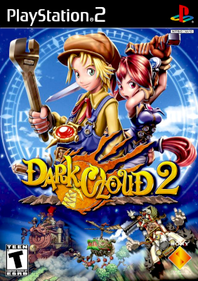 Front cover for Dark Cloud 2 on the Sony PlayStation 2.