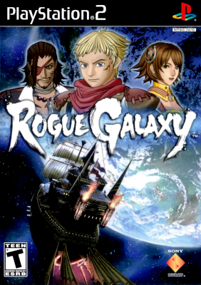 Front cover for Rogue Galaxy on the Sony PlayStation 2.