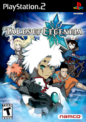 Front cover for Tales of Legendia on the Sony PlayStation 2.