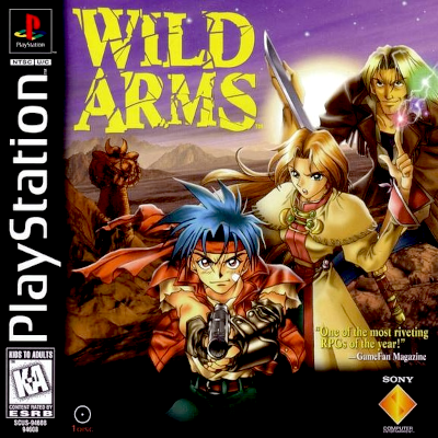 Front cover for Wild Arms on the Sony PlayStation.