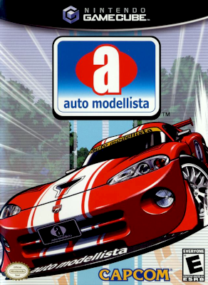 Front cover for Auto Modellista on the Nintendo Gamecube.