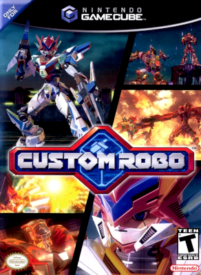 Front cover for Custom Robo on the Nintendo Gamecube.