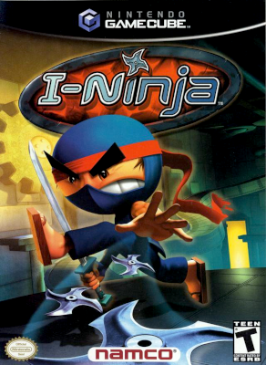 Front cover for I-Ninja on the Nintendo Gamecube.