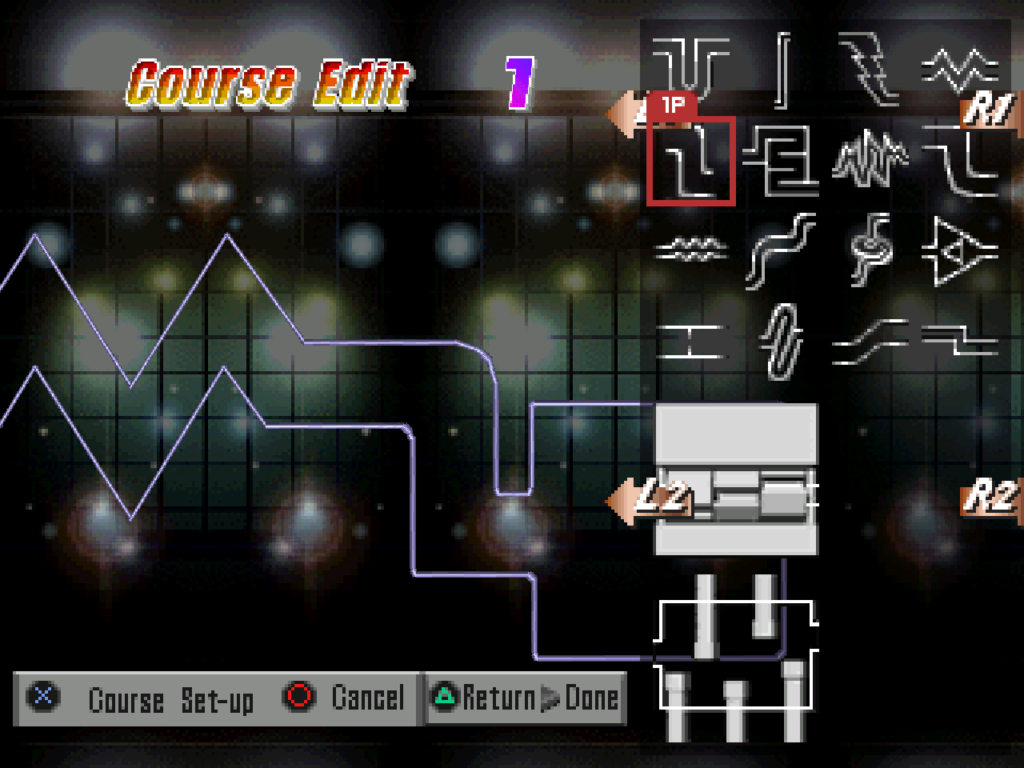 An in depth level editor with the stage design tools on-screen.