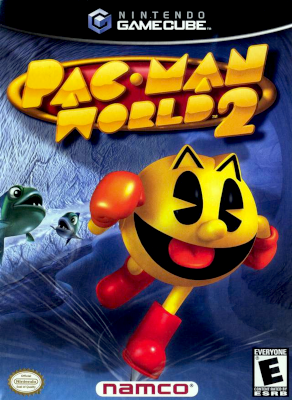 Front cover for Pac-Man World 2 on the Nintendo Gamecube.