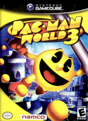 Front cover for Pac-Man World 3 on the Nintendo Gamecube.