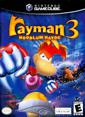 Front Cover for Rayman 3: Hoodlum Havoc on the Nintendo Gamecube.