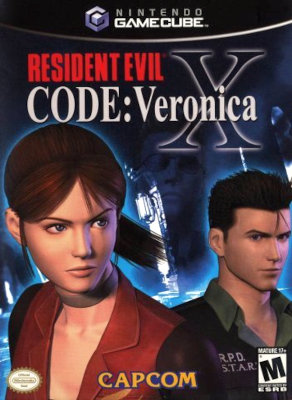 Front cover for Resident Evil CODE: Veronica X on the Nintendo Gamecube.