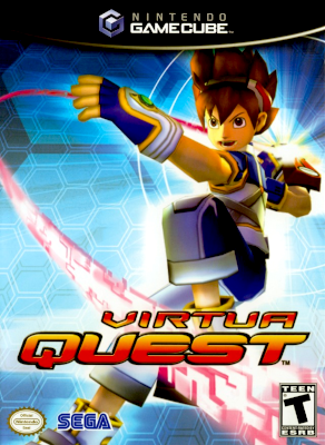 Front cover for Virtua Quest on the Nintendo Gamecube.