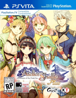Front cover for Atelier Shallie Plus on the PlayStation Vita.