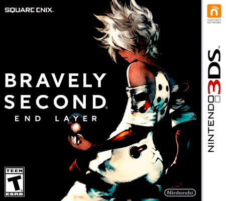 Front cover for Bravely Second: End Layer on the Nintendo 3DS.