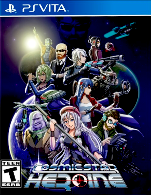 Front cover for Cosmic Star Heroine on the PlayStation Vita.