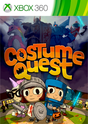 Front cover for Costume Quest on the Xbox 360.