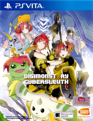 Front cover for Digimon Story: Cyber Sleuth on the PlayStation Vita.